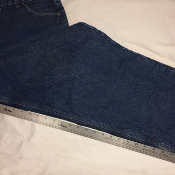 50x32 MENS CARHARTT B21 DST CLASSIC MED WASH BIG/TALL WORK DENIM JEANS IG 810 - Picture 4 of 12